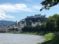 Salzburg: Blick zur Festung Hohensalzburg